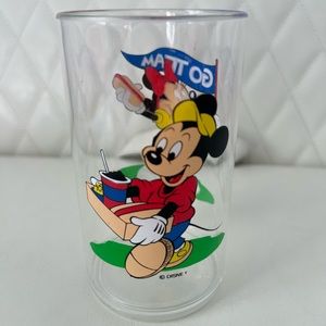 Vintage Mickey and Minnie 4 oz plastic selandia cup